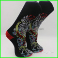 Combed cotton mens knitted wholesale custom socks